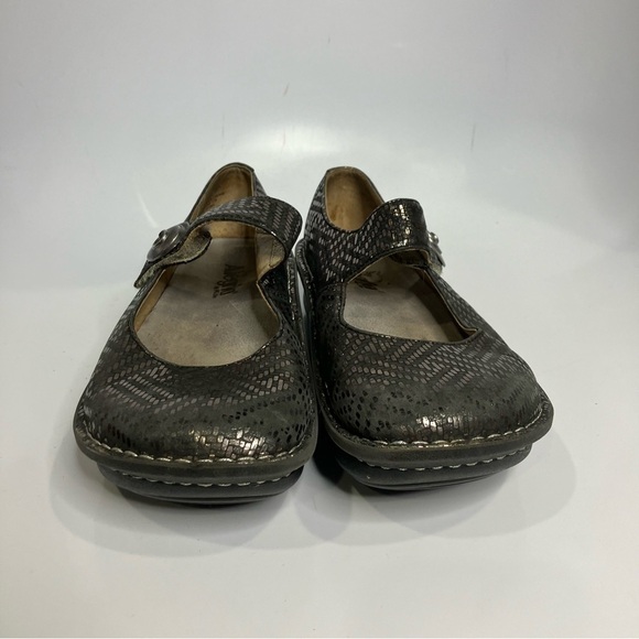 Alegria metallic mary Jane comfort shoes size 37 - Picture 2 of 8